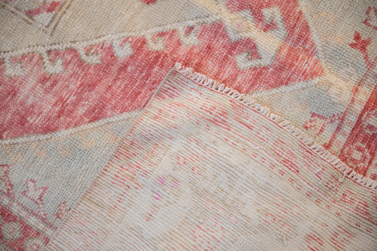 5.5x8 Vintage Distressed Oushak Carpet