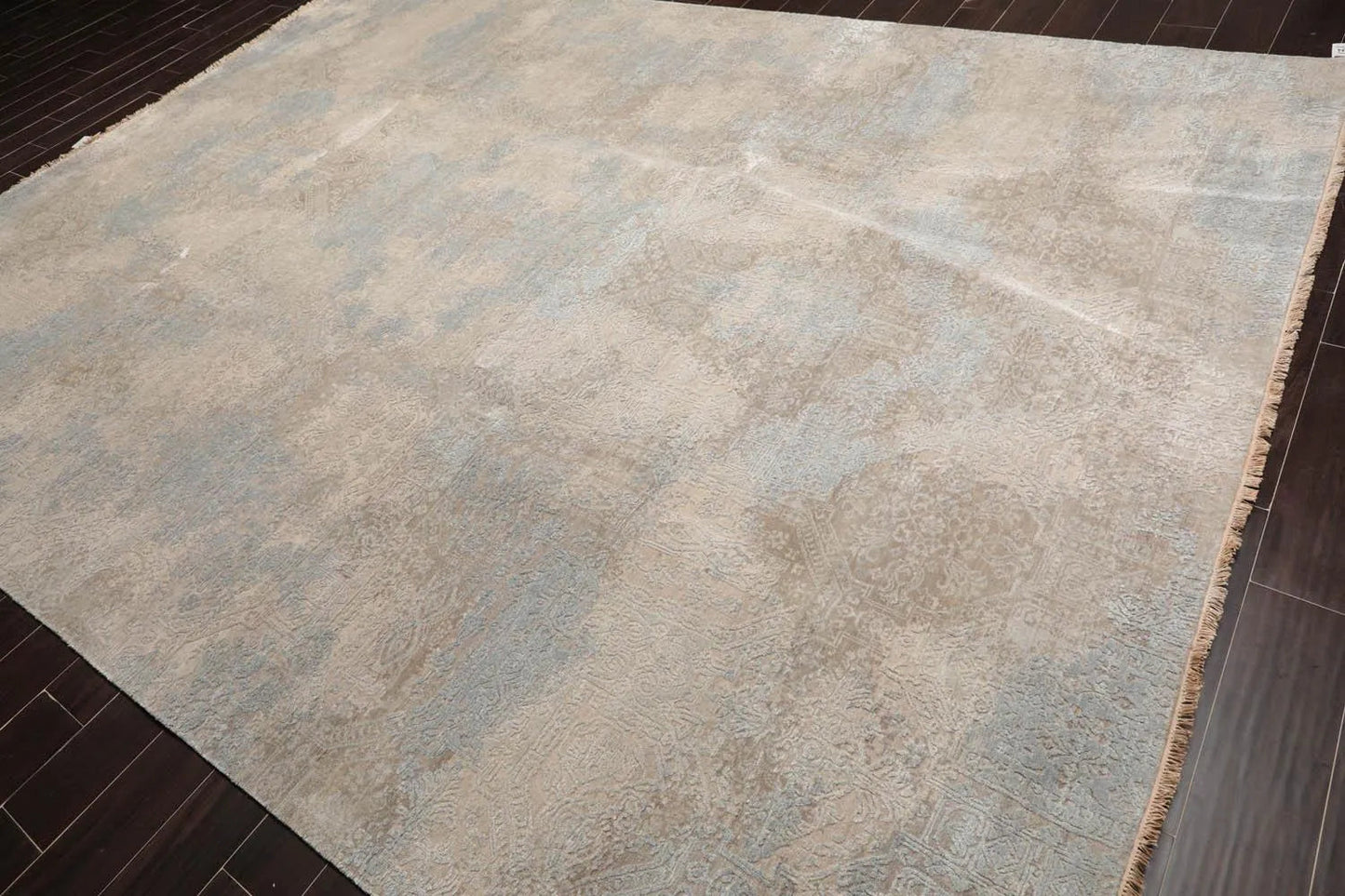 9' x12' Sherpa Wool and Silk Oriental Area Persian Rug