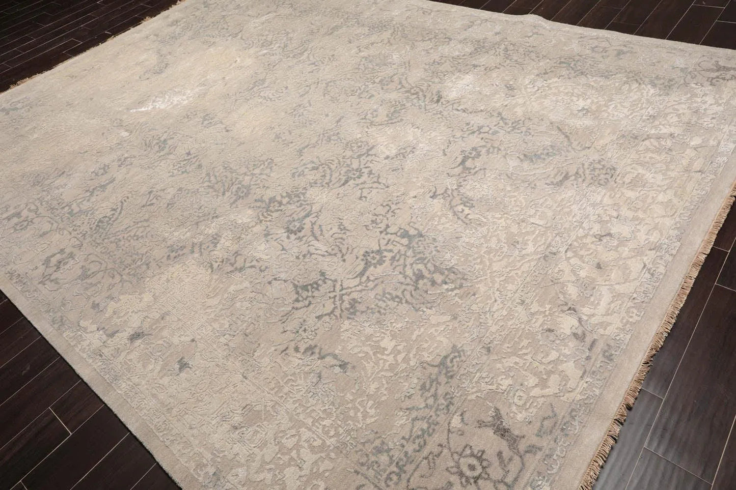 9' x12' Sherpa Wool and Silk Oriental Area Persian Rug