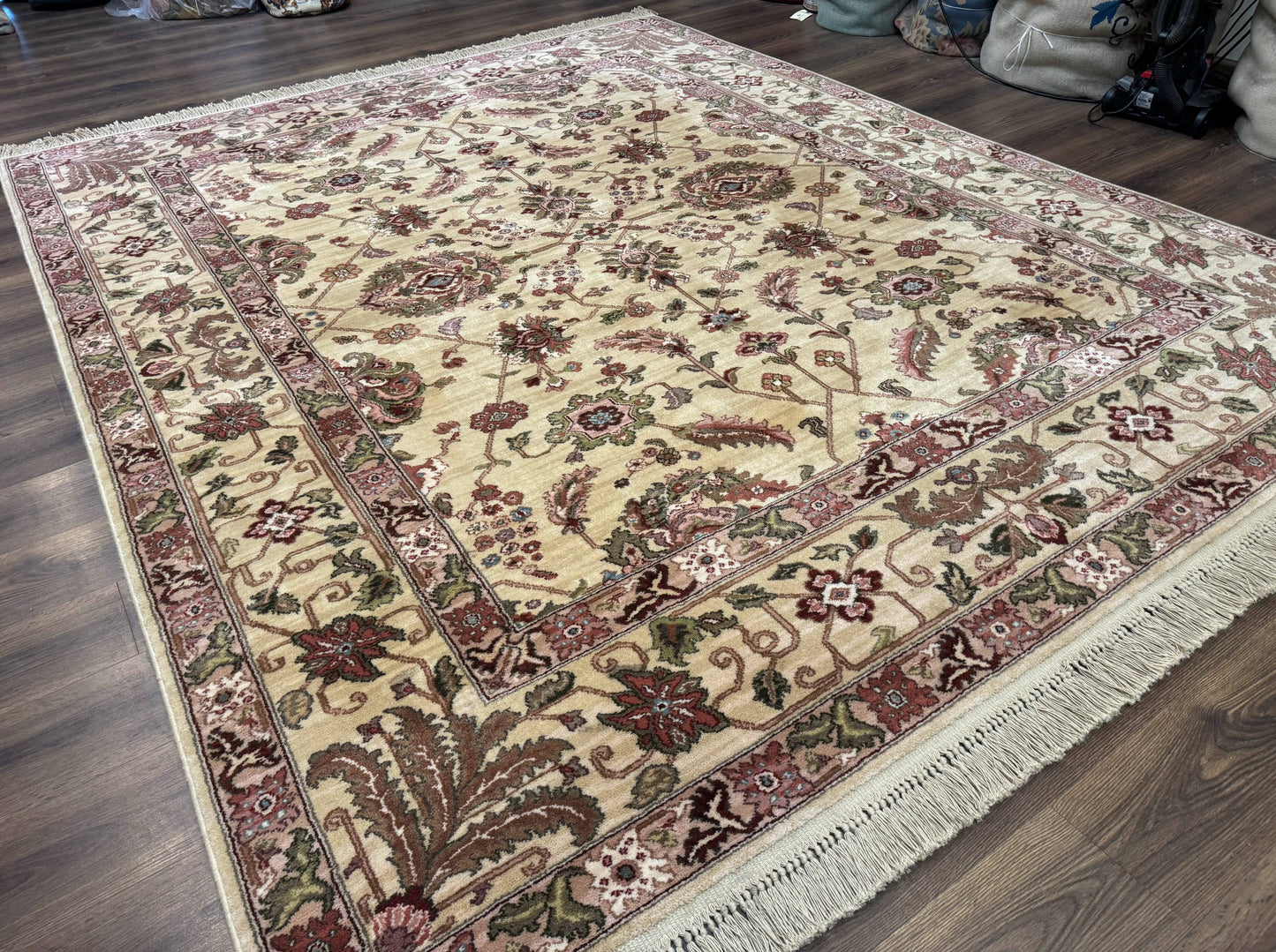 8.8 x 10.6 Karastan Agra Rug #704, Original 700 Series, Discontinued, Wool Pile, Vintage, Rare