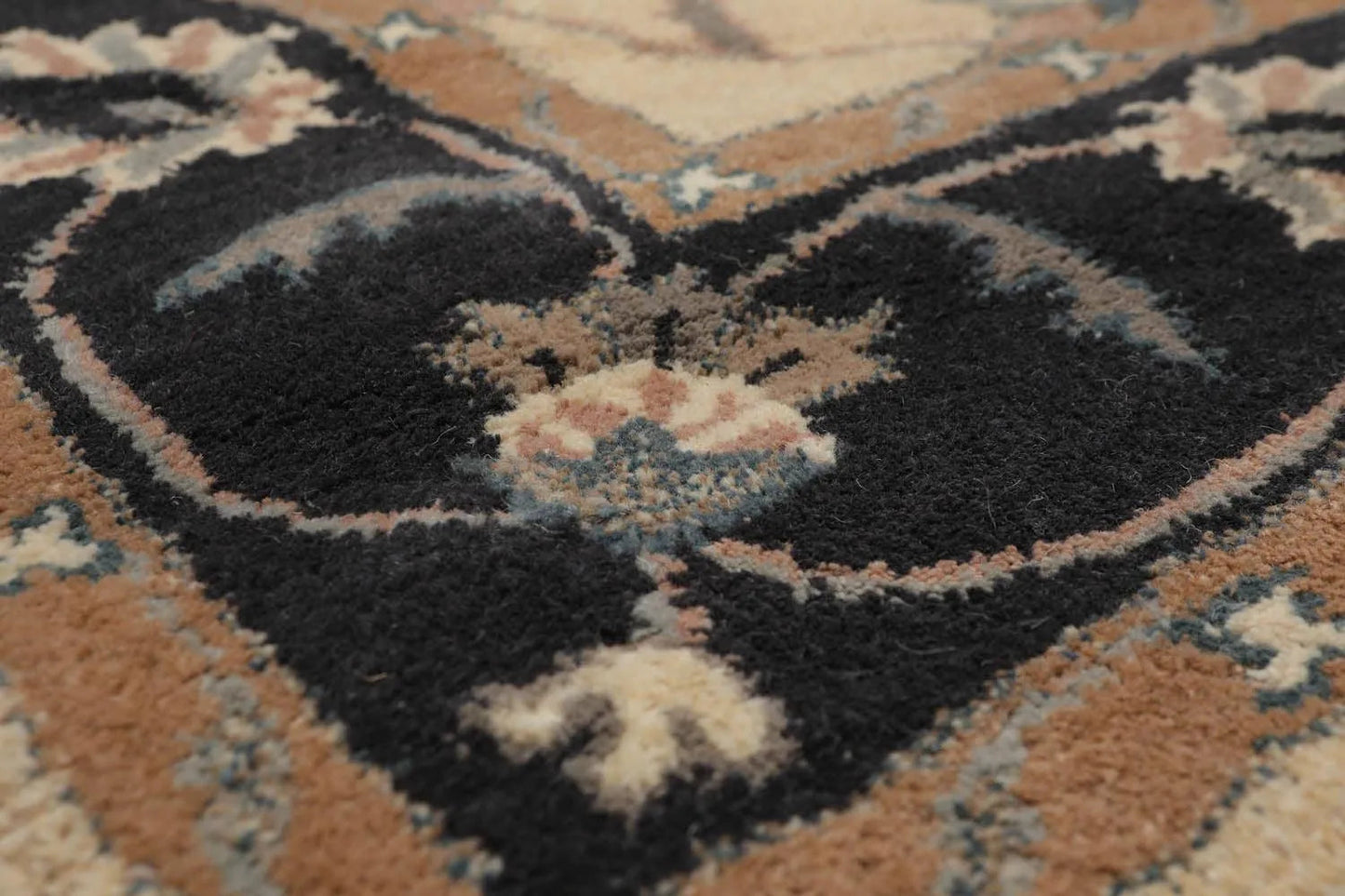 5' x 8' Handmade 100% Wool Traditional Oriental Area Rug Traditional Ivory