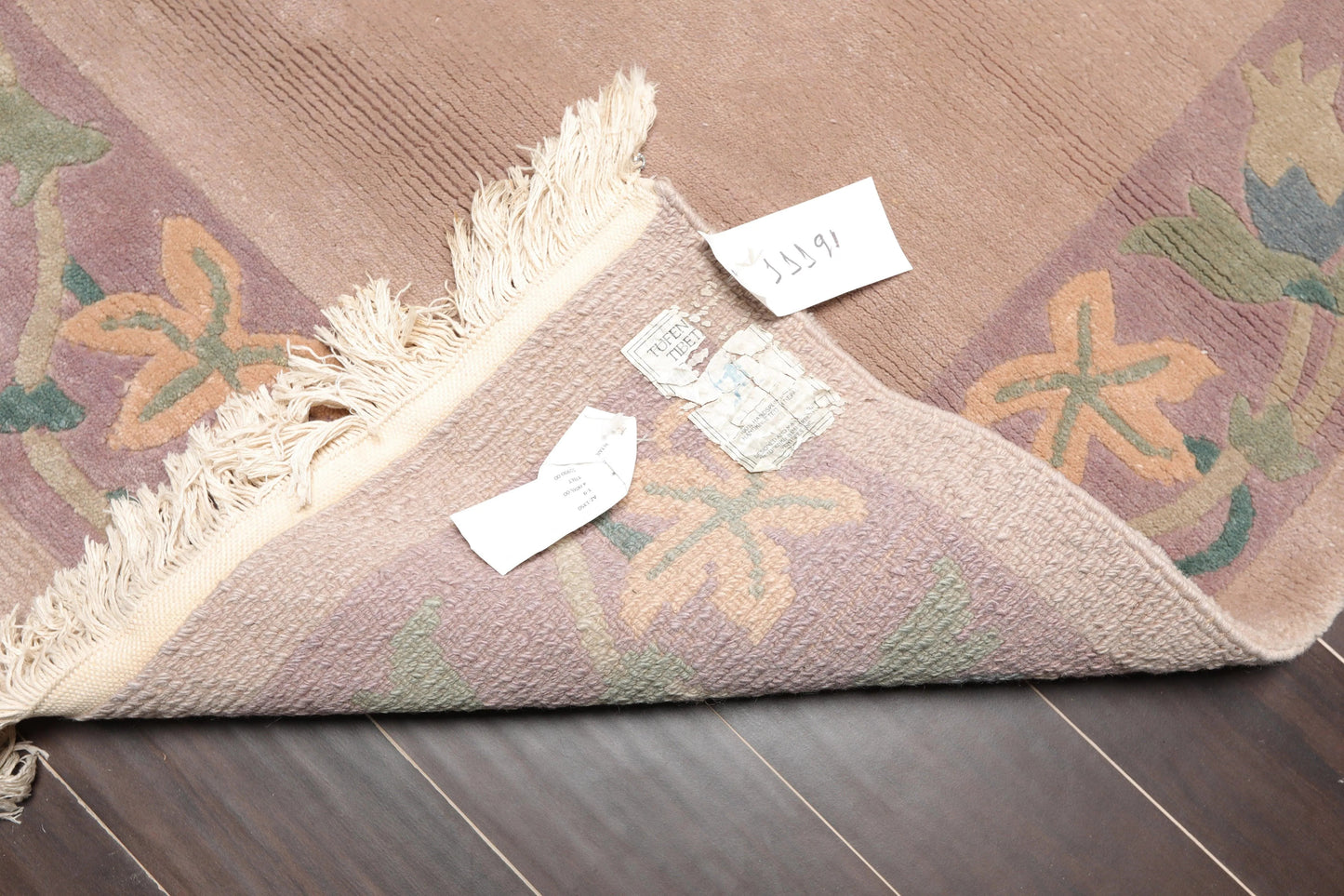 4' x 6' Hand Knotted Wool Tibetan Oriental Area Rug Traditional Taupe