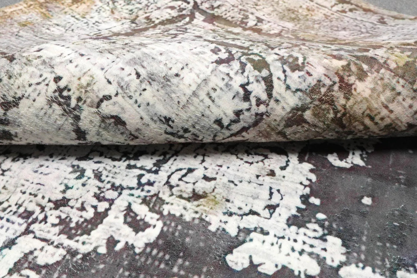 Multi Sizes Tabriz Modern & Contemporary Velvety Soft Pile Oriental Area Rug Gray, Cream Bastian