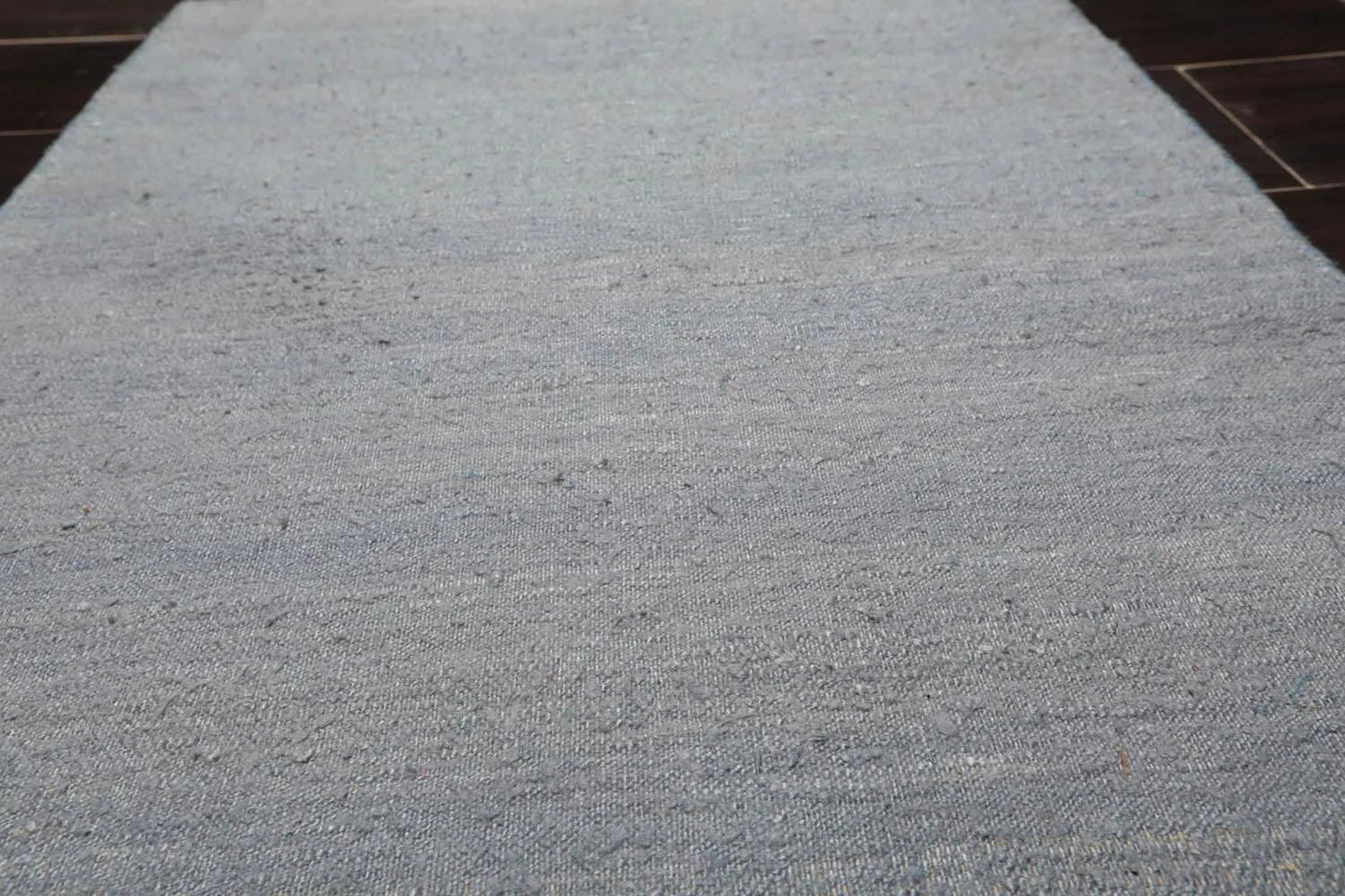 2' x 3' Hand Woven Silk Modern Flatweave Kilim Oriental Area Rug Blue