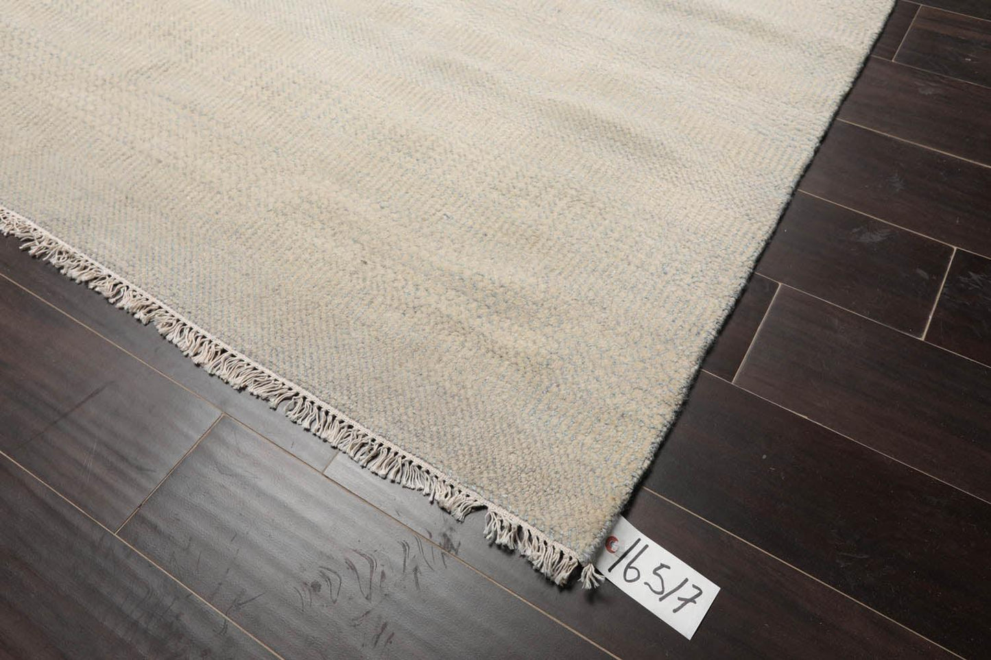 10'2''x14'04" Hand Knotted Wool & Bamboo Silk Tibetan Oriental Area Rug Beige