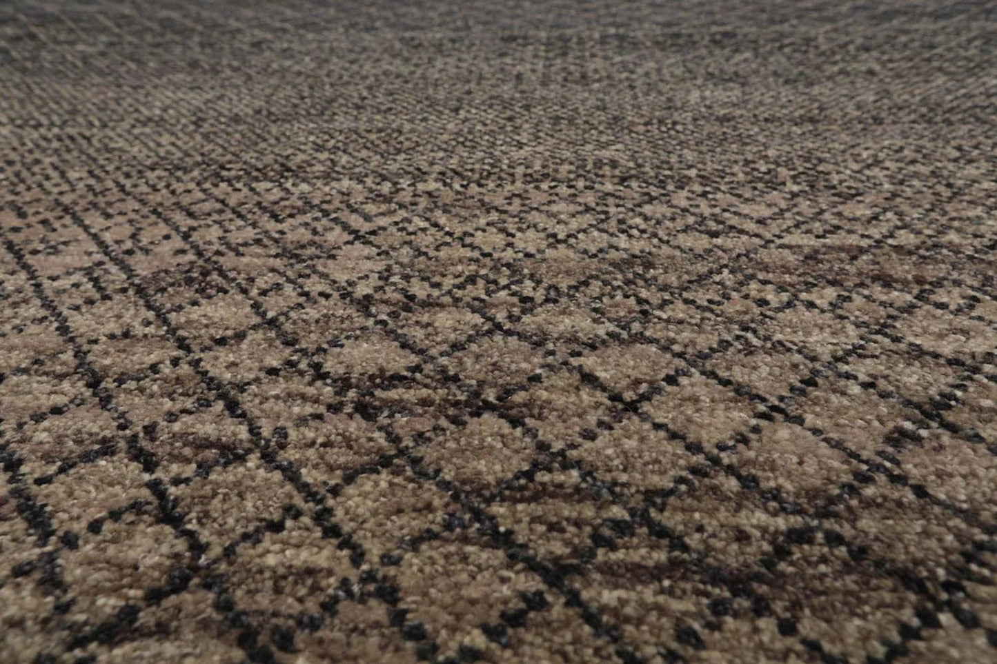 8' x 10' Hand Knotted 100% Wool Modern Oriental Area Rug Gray, Beige