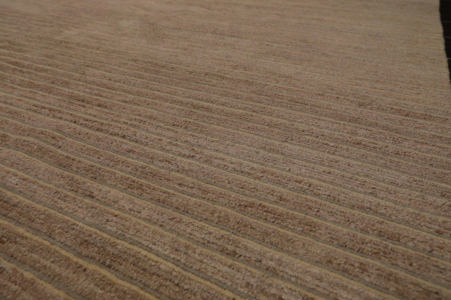 10'x14' Boho Bespoke Designer Hand Knotted High End Tibetan Area Rug Beige