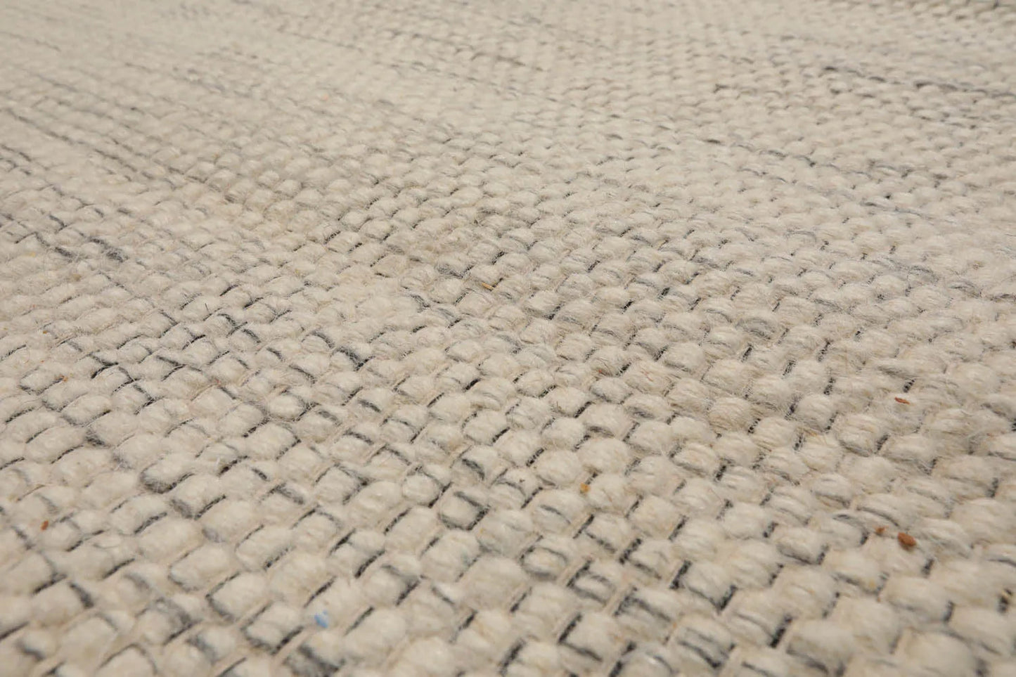 LoomBloom 5x8ft Ivory Handcrafted Designer Kilim Wool Oriental Area Rug