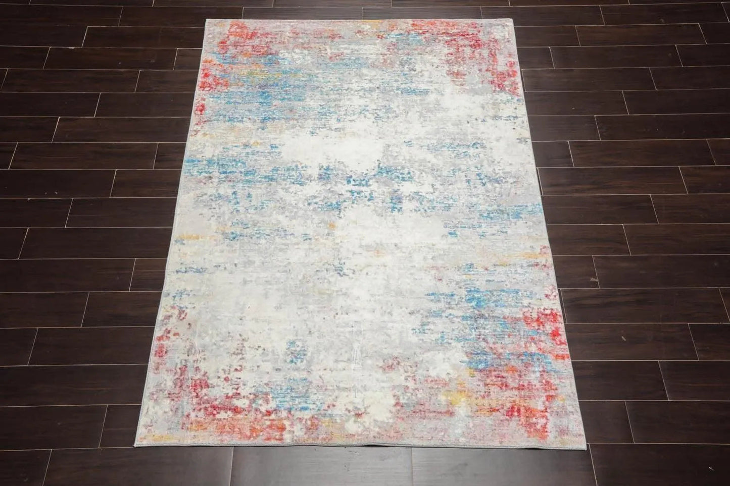 LoomBloom Multi Sizes Beige Machine Made Contemporary/ Abstract Abstract Flatweave Polyester Oriental Area Rug
