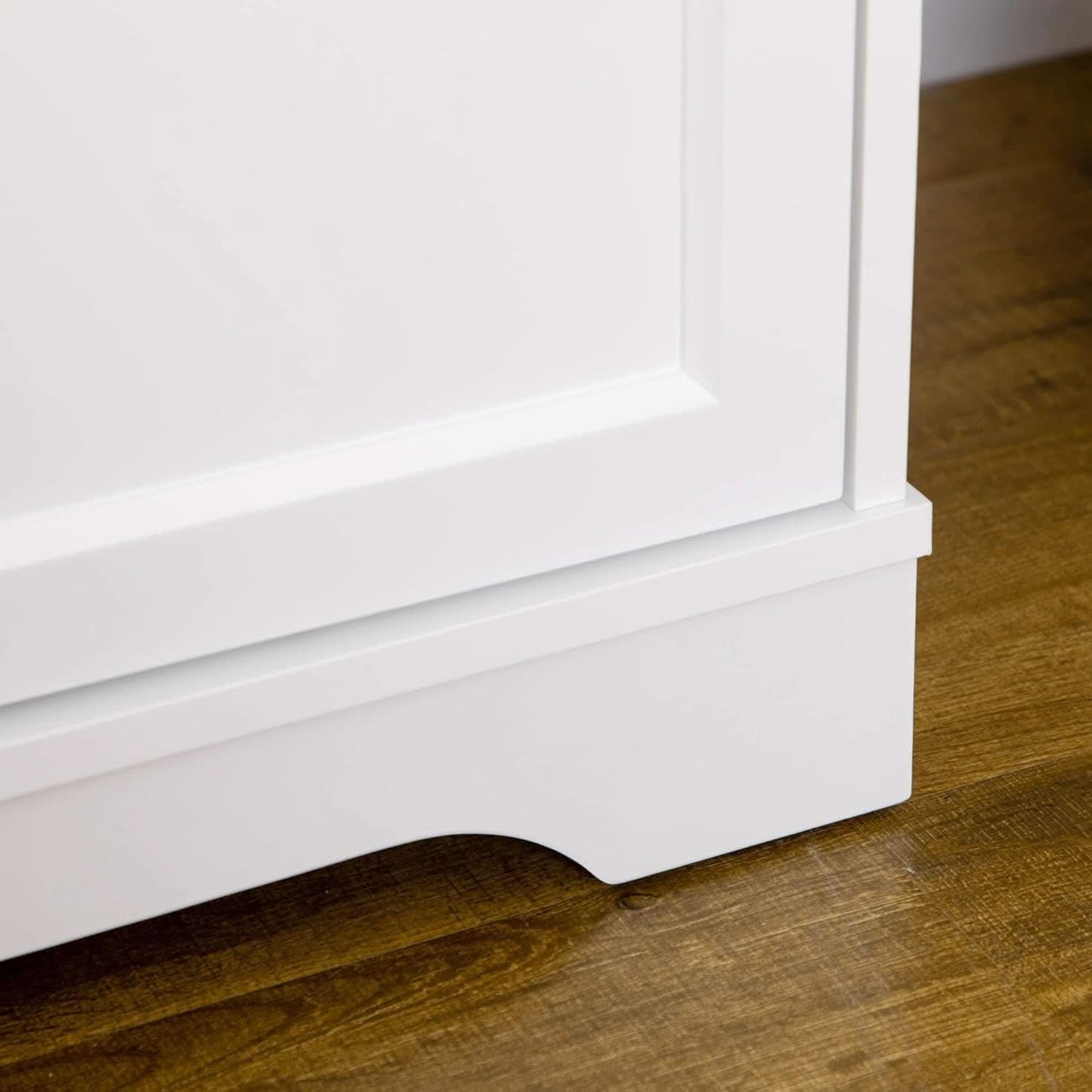 Sideboard Buffet Cabinet With 3 Storage Drawers And Adjustable Shelf