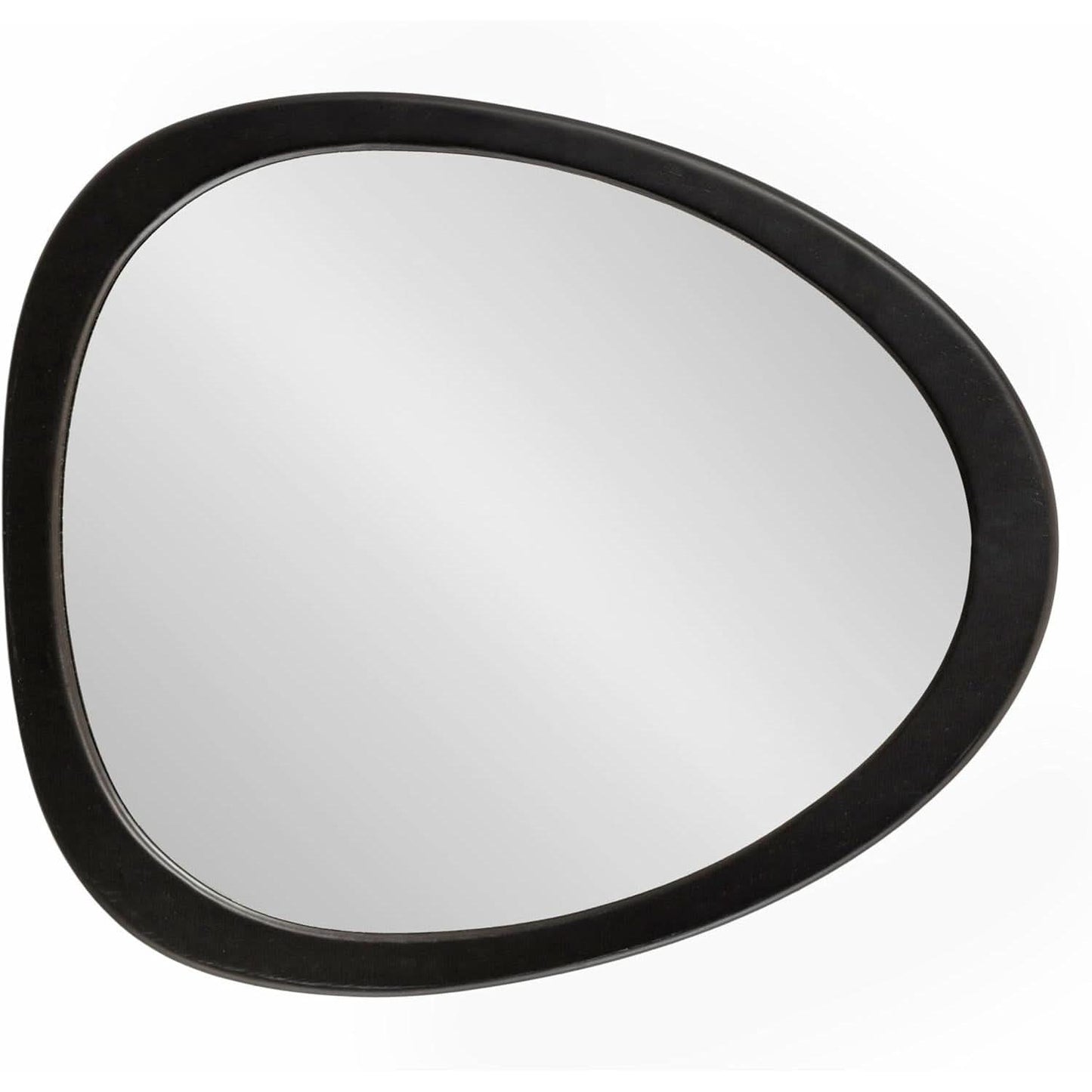 Mckinder Mid Century Wall Mirror 24x28 Black Geometric