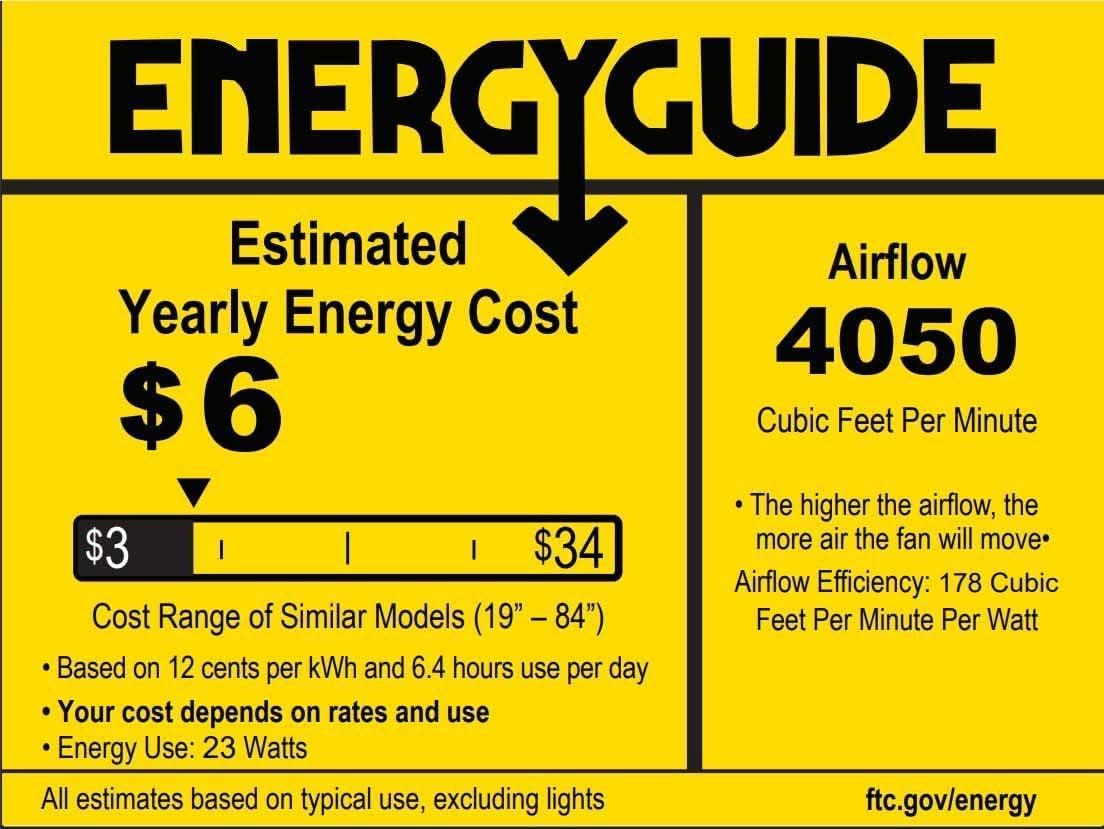 52 Inch Black Ceiling Fan With Integrated Led Lighting