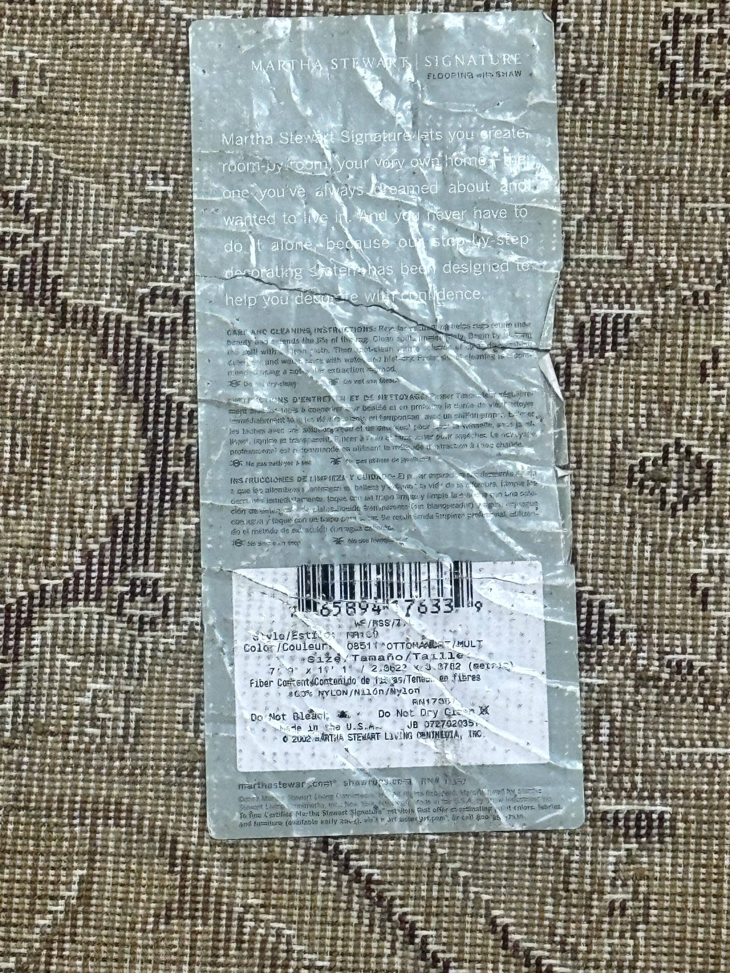 Traditional Rug 8x11, Martha Stewart Signature Collection