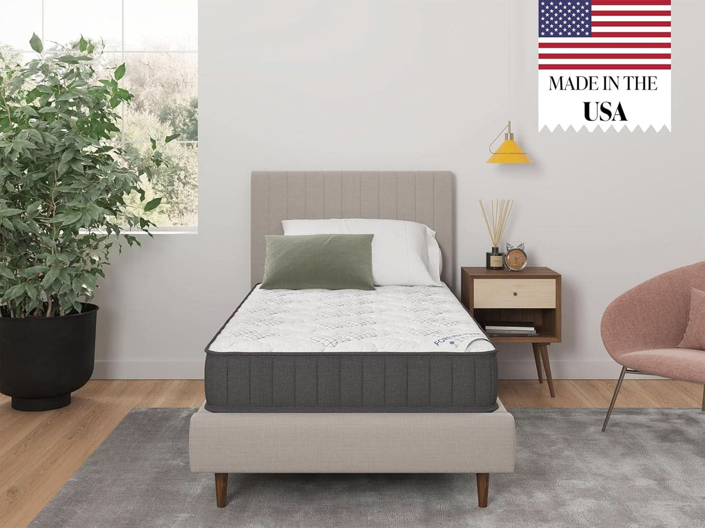 Twin Hybrid Mattress Medium Firm Comfort and Support
