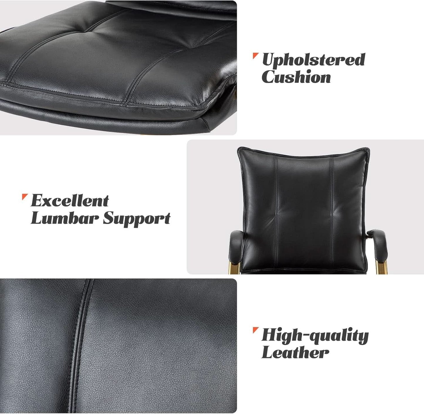 Black Office Desk Chair With Adjustable Height Elegant