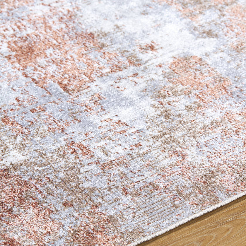 Kamron Modern Desert Tan Washable Area Rug