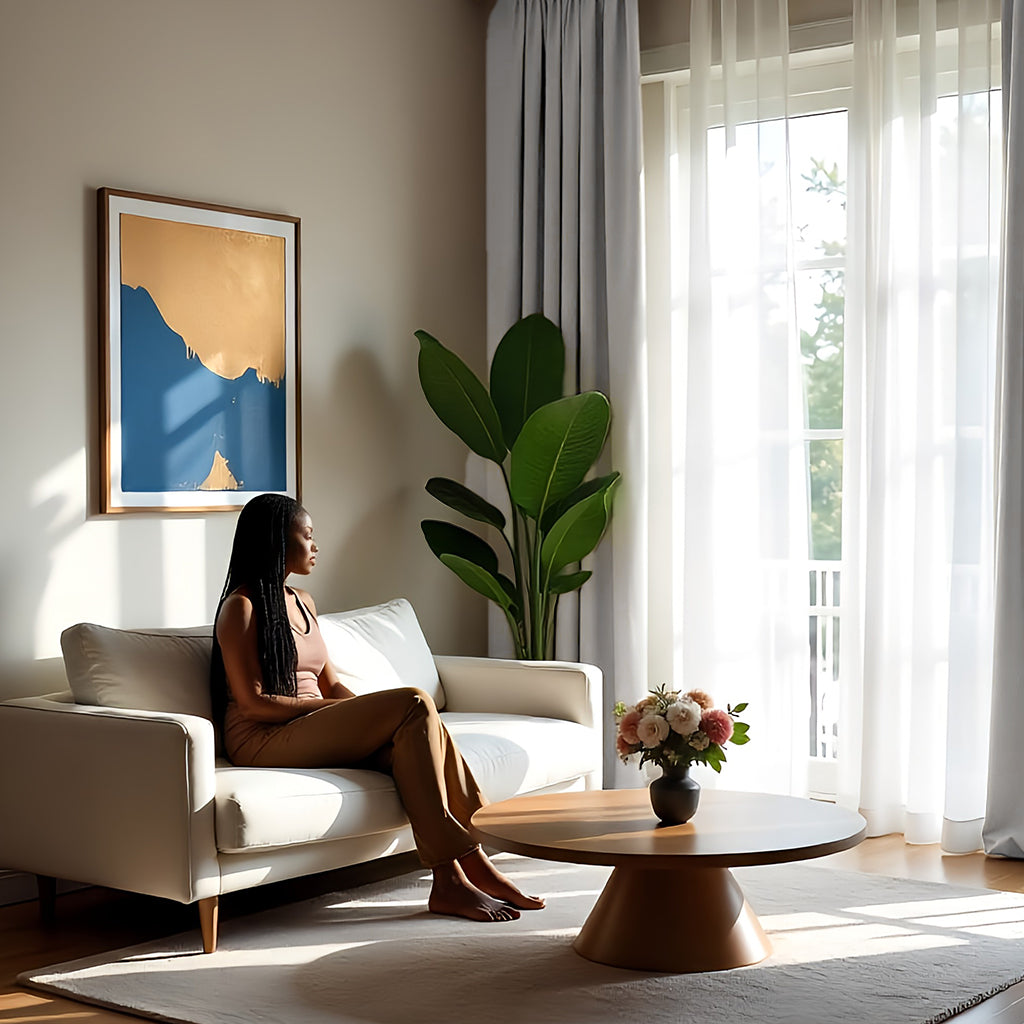 Blackout Gray Curtain