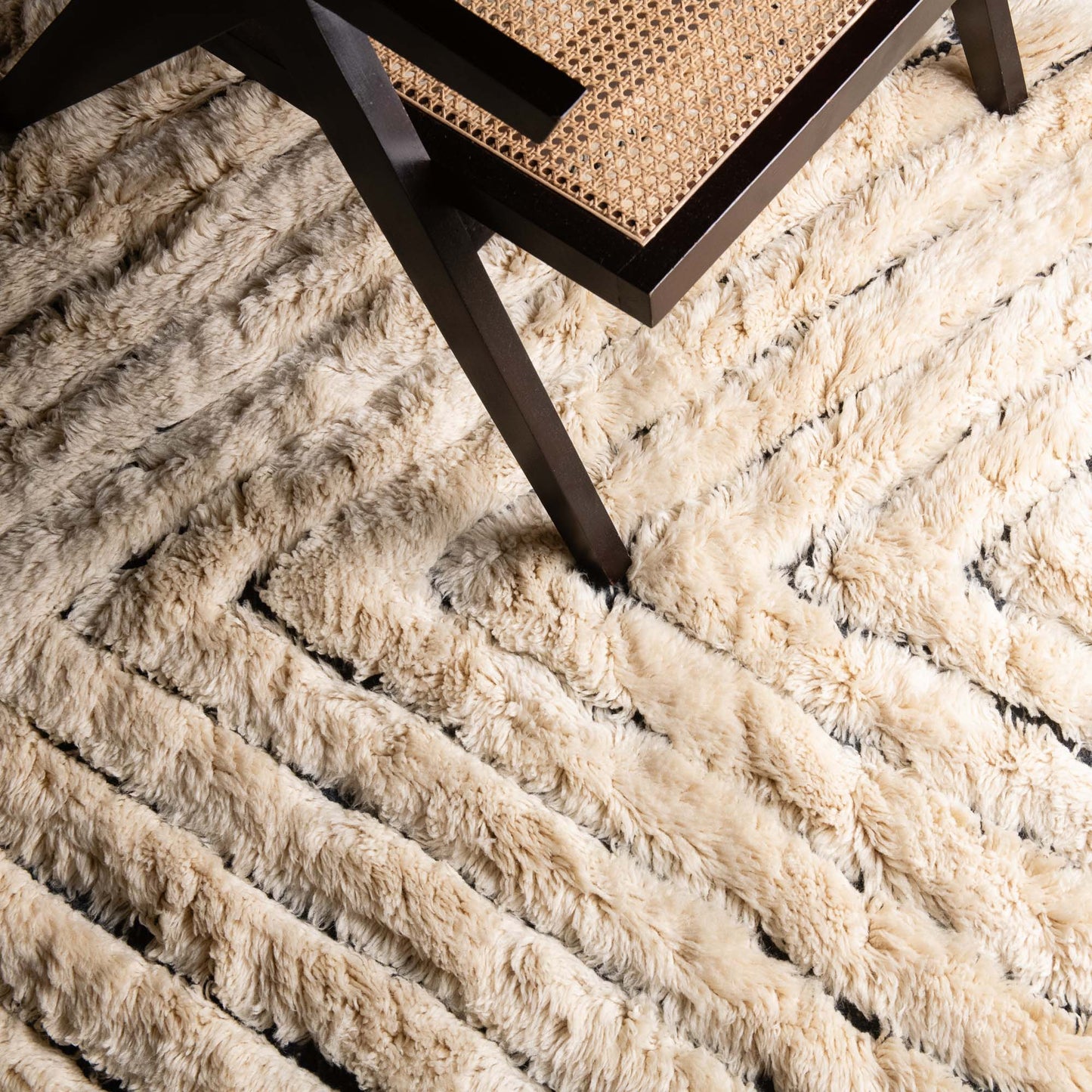 Ripples - Luxury Shag Moroccan Rug