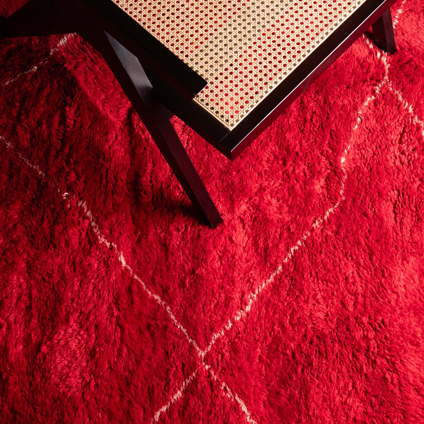 Ruby Rhapsody - Luxury Shag Moroccan Rug