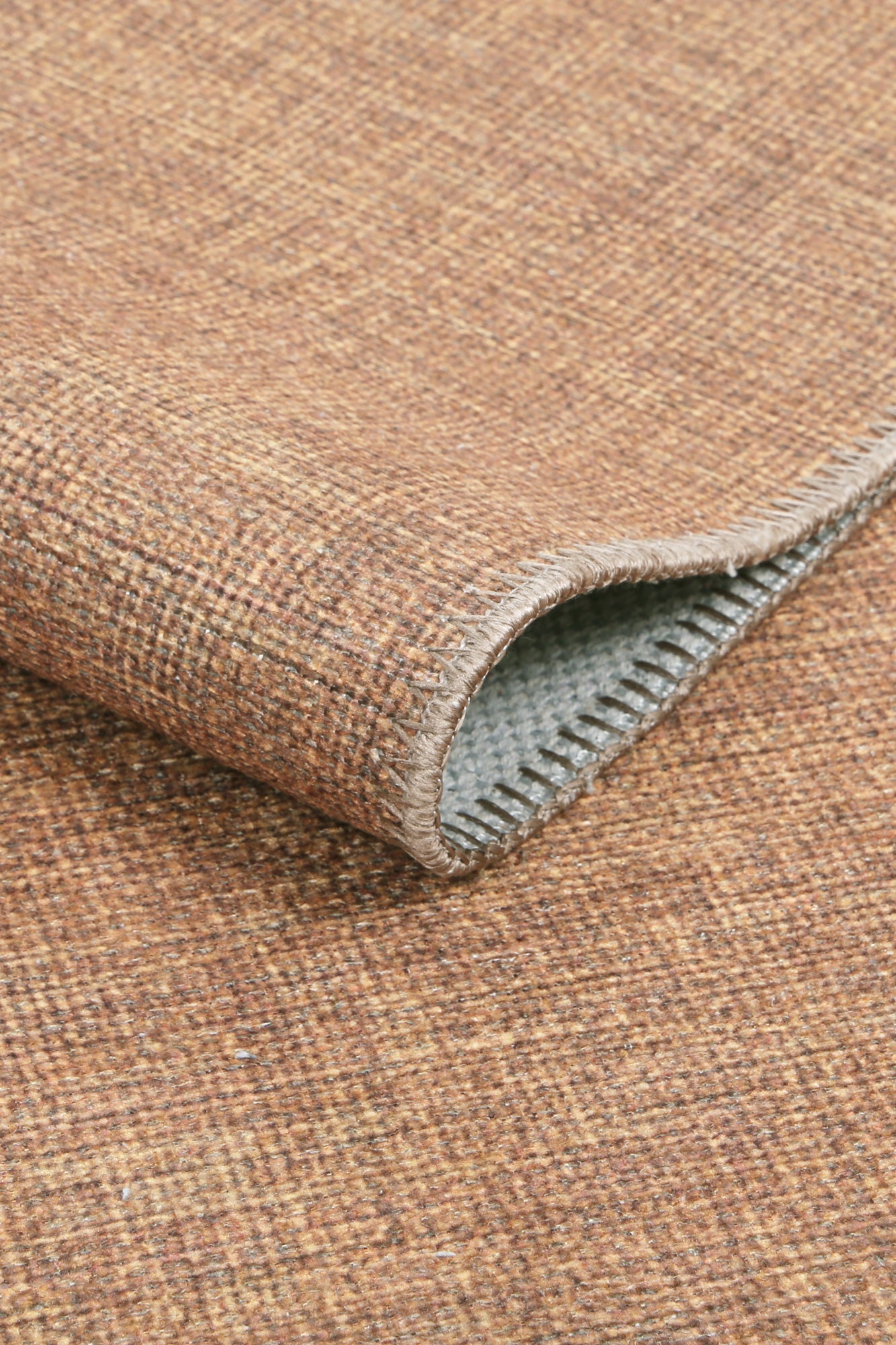 Urban Mustard Solid in Brown : Runner Rug