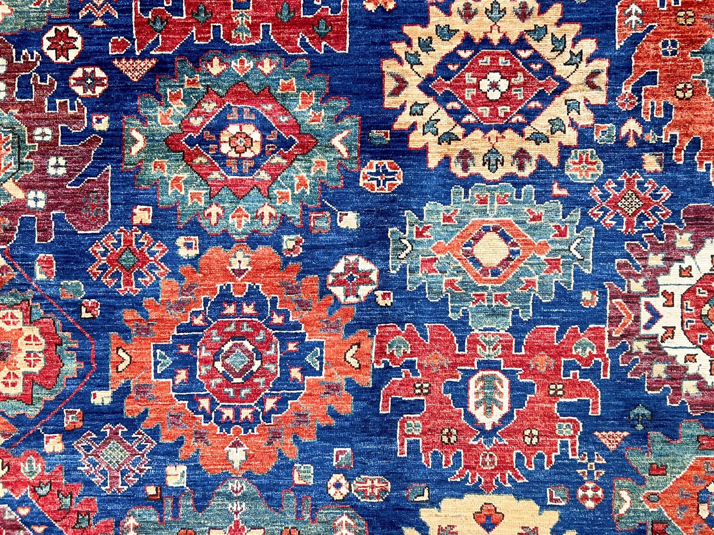 Afghan Aryana (8'10"x11'08") blue/red