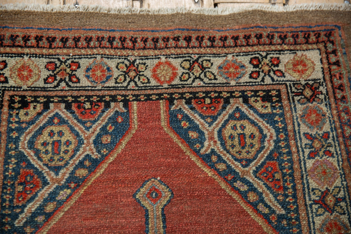 3x4 Vintage Fine Camel Hair Serab Square Rug