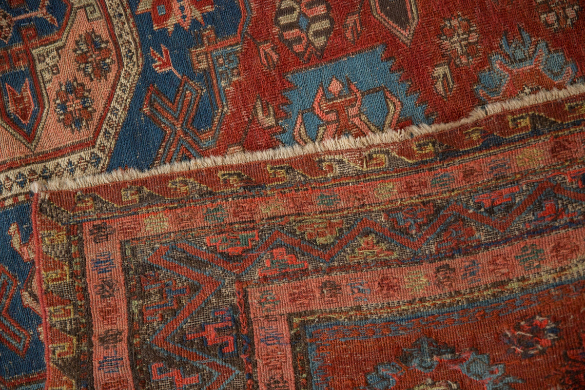 6x7.5 Antique Caucasian Soumac Carpet