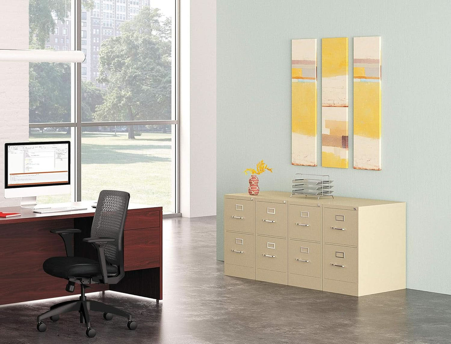 Two Drawer Filing Cabinet 510 Series Full Suspension 29x15