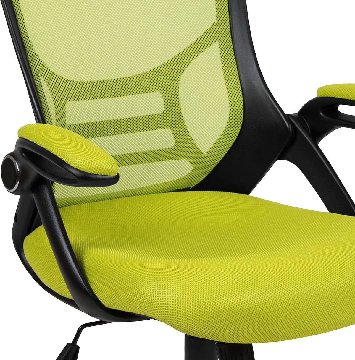 Ergonomic Mesh Back Office Chair Lumbar Support Black Green