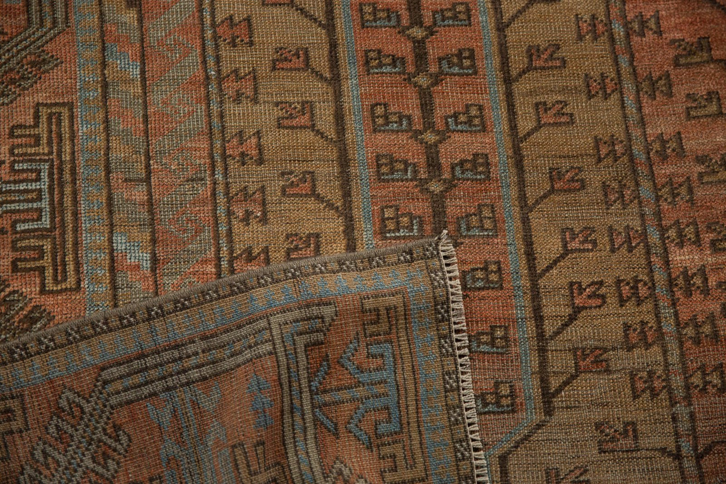 5.5x10 Vintage Distressed Belouch Carpet