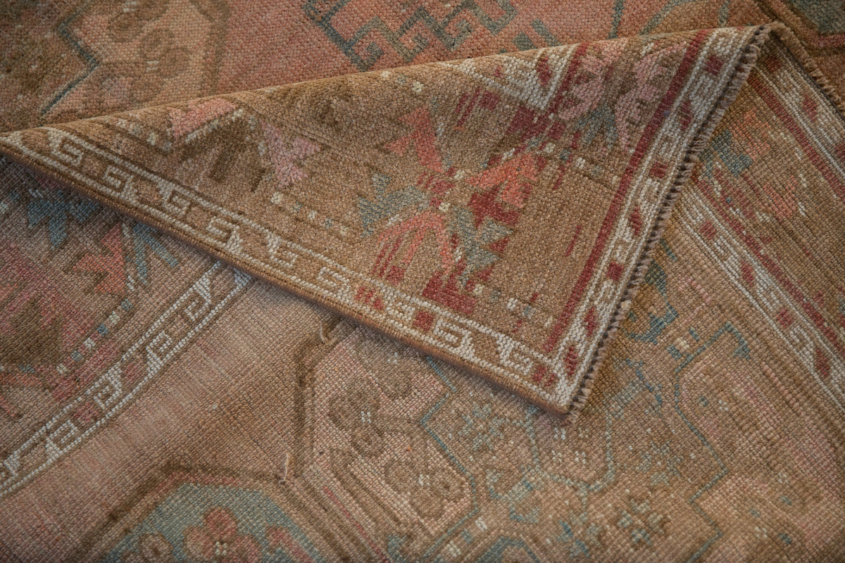 7x10.5 Vintage Distressed Ersari Carpet