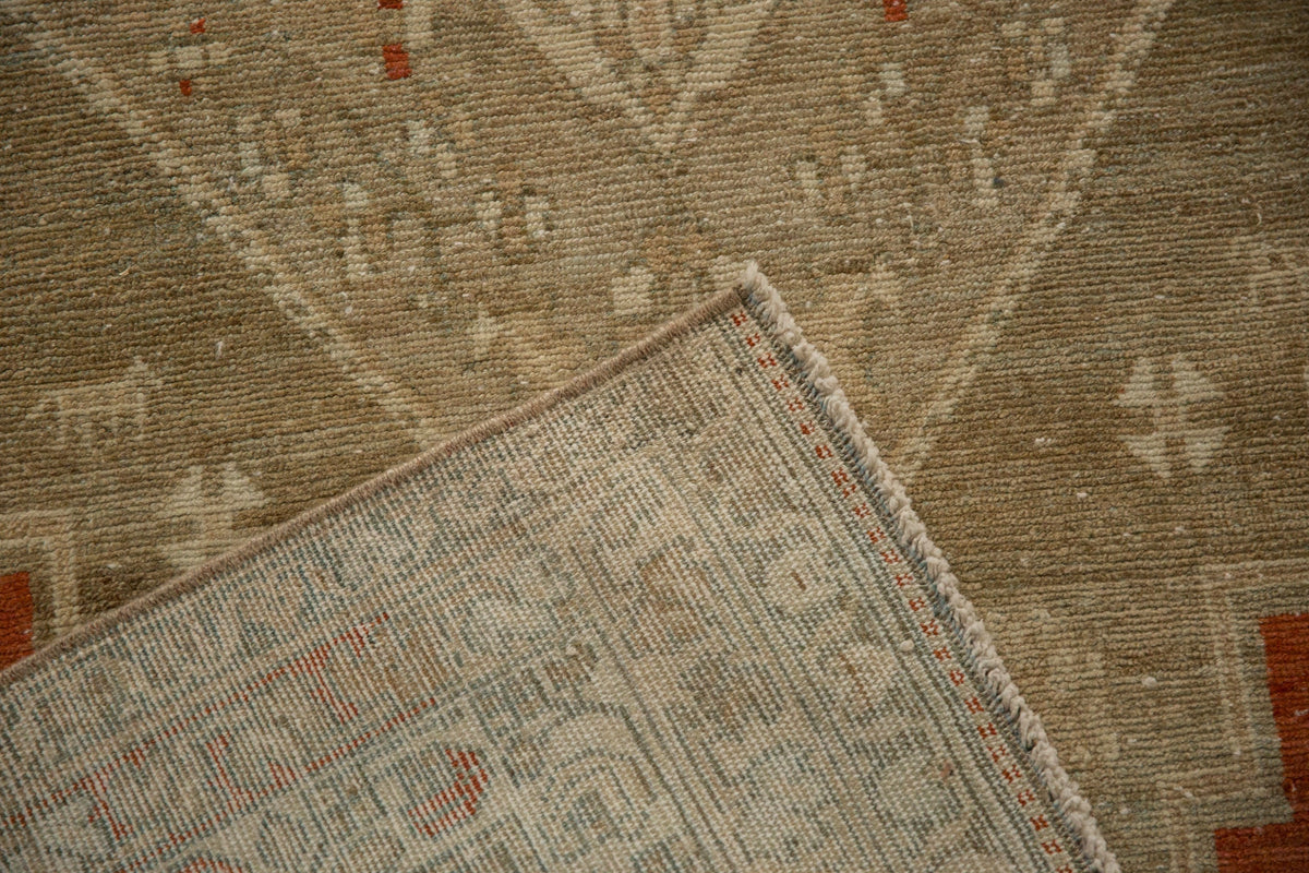 3.5x14.5 Vintage Distressed Malayer Rug Runner