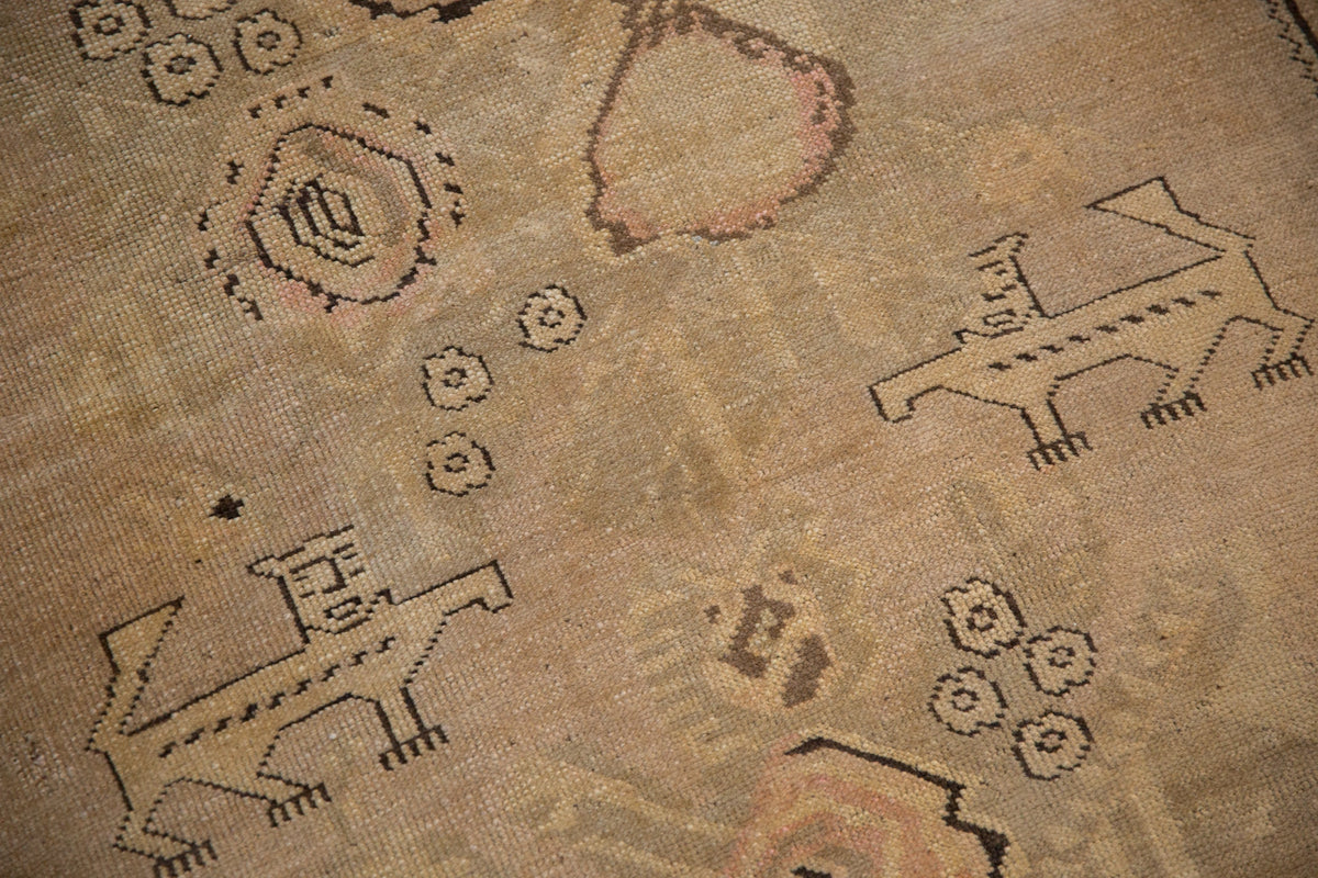 3.5x6.5 Antique Distressed Karabagh Rug