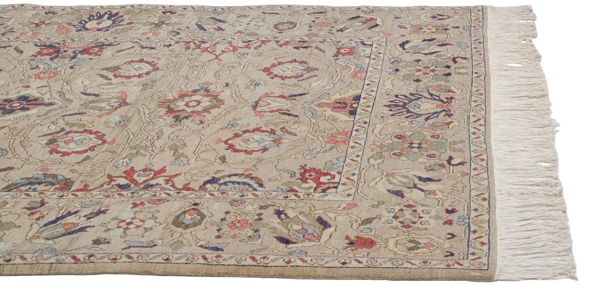 6x9 Vintage Armenian Sultanabad Design Carpet