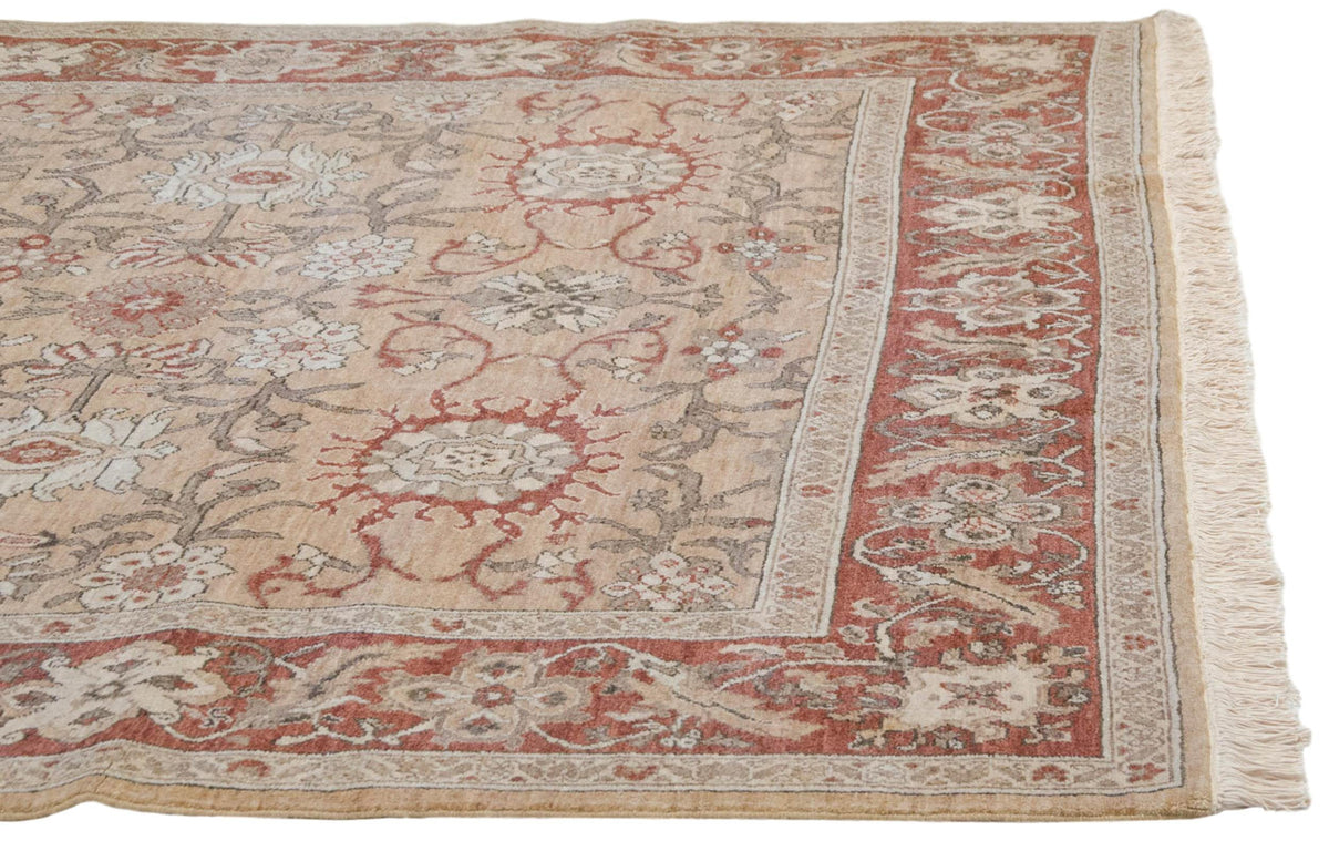 8x10 Vintage Armenian Sultanabad Design Carpet