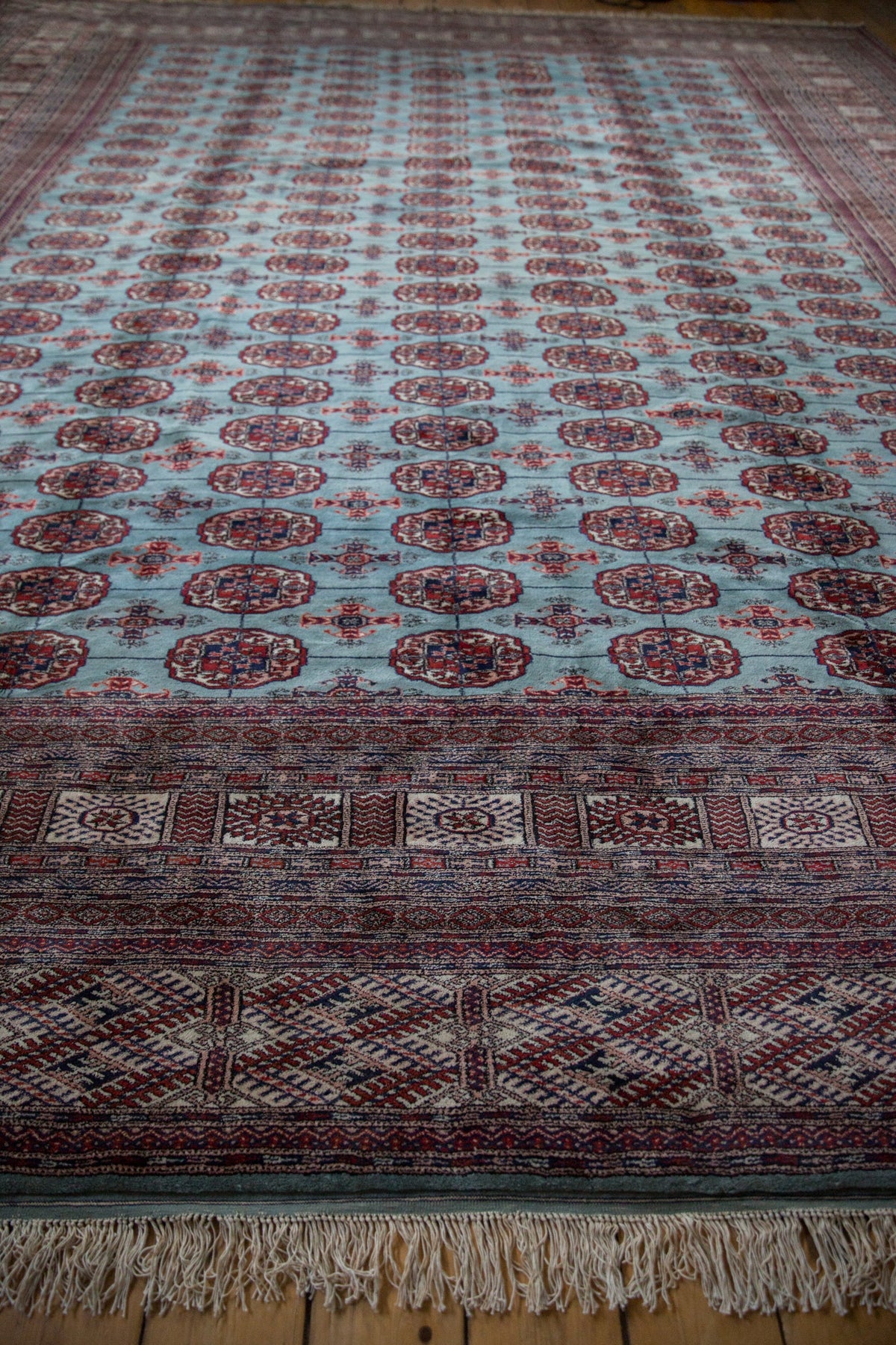 12x14.5 Vintage Fine Bokhara Carpet