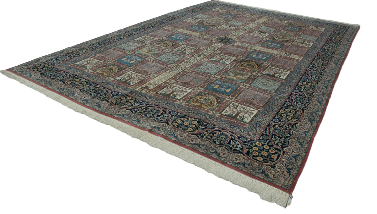 12x17.5 Vintage Bulgarian Kerman Design Carpet
