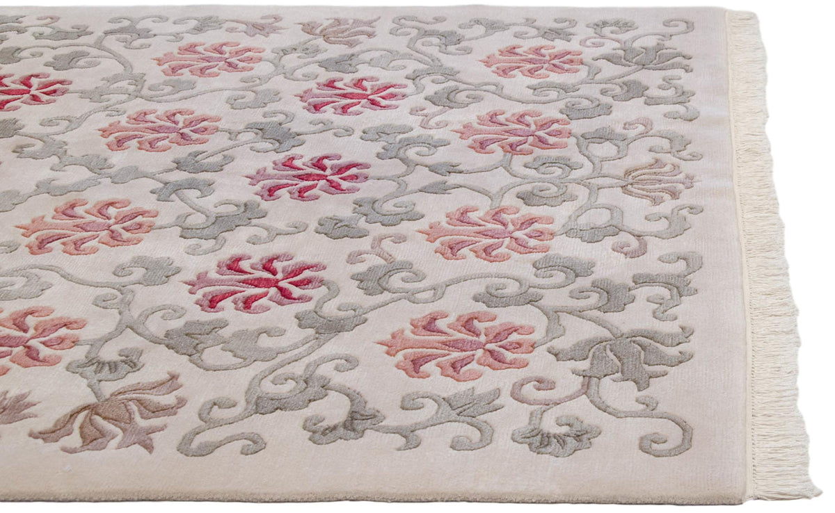 6x9 Vintage Indian Arts And Crafts Design Carpet