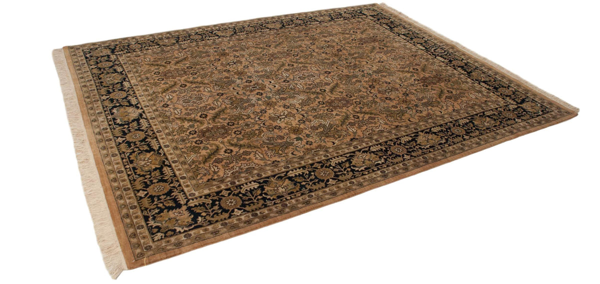 8x10 Vintage Indian Heriz Design Carpet