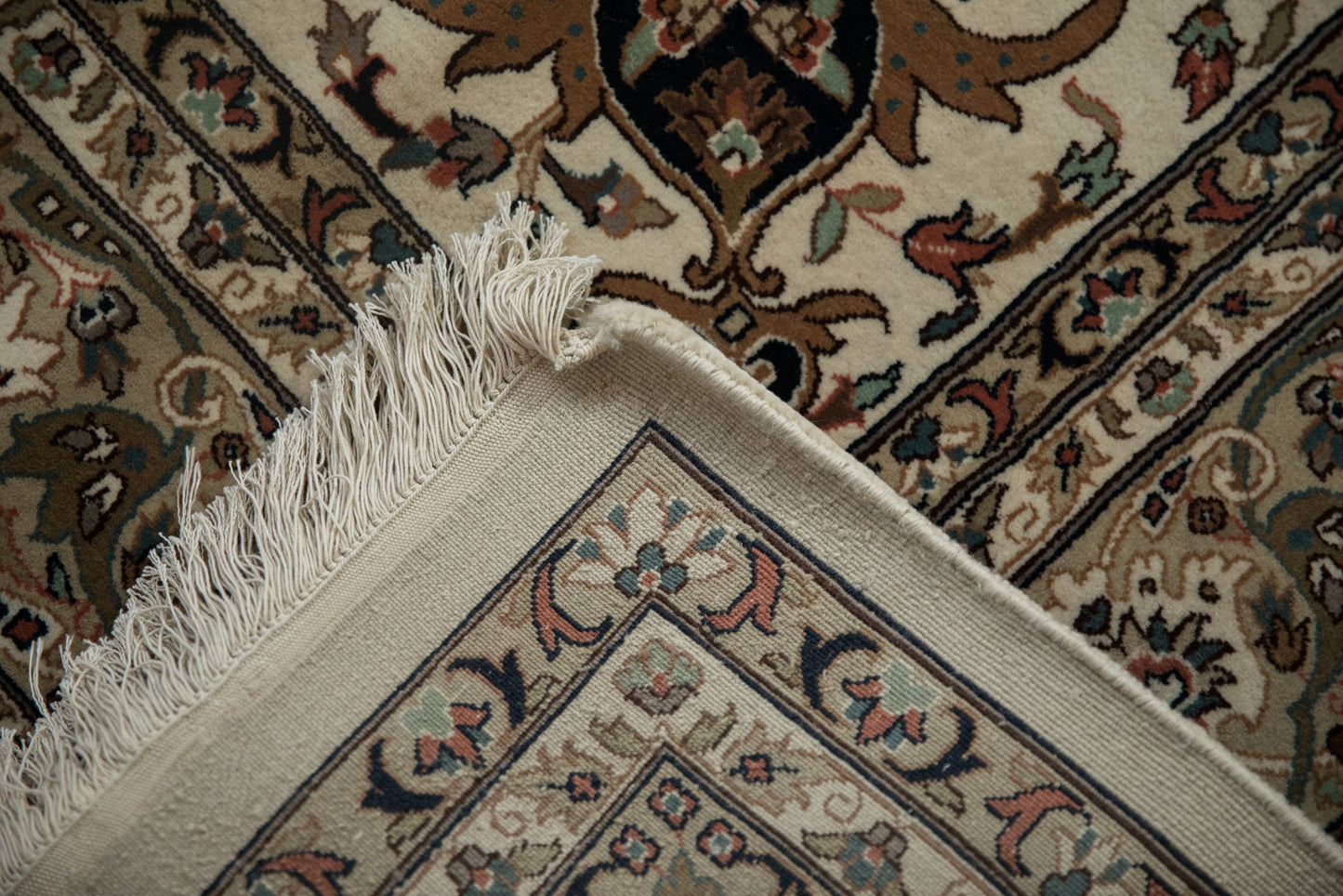 8x8 New Indian Isfahan Design Square Carpet