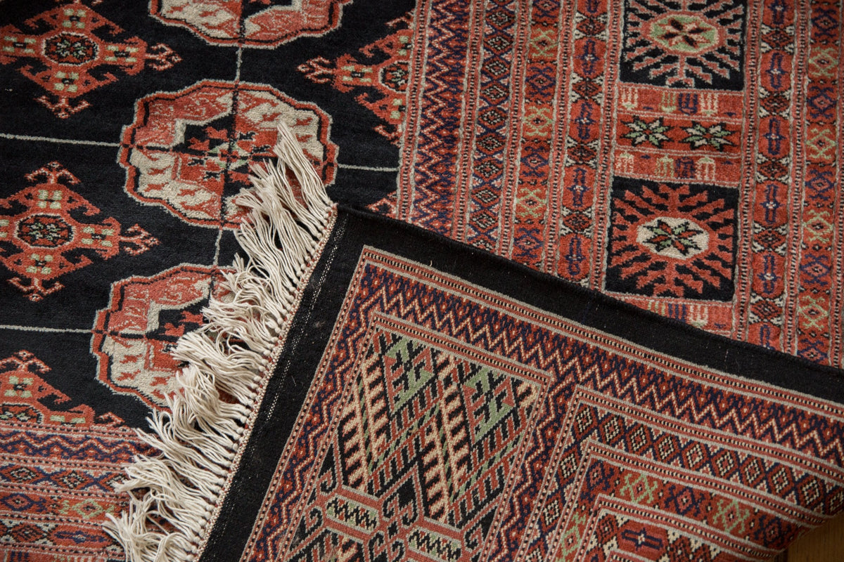 8.5x10.5 Vintage Fine Bokhara Carpet