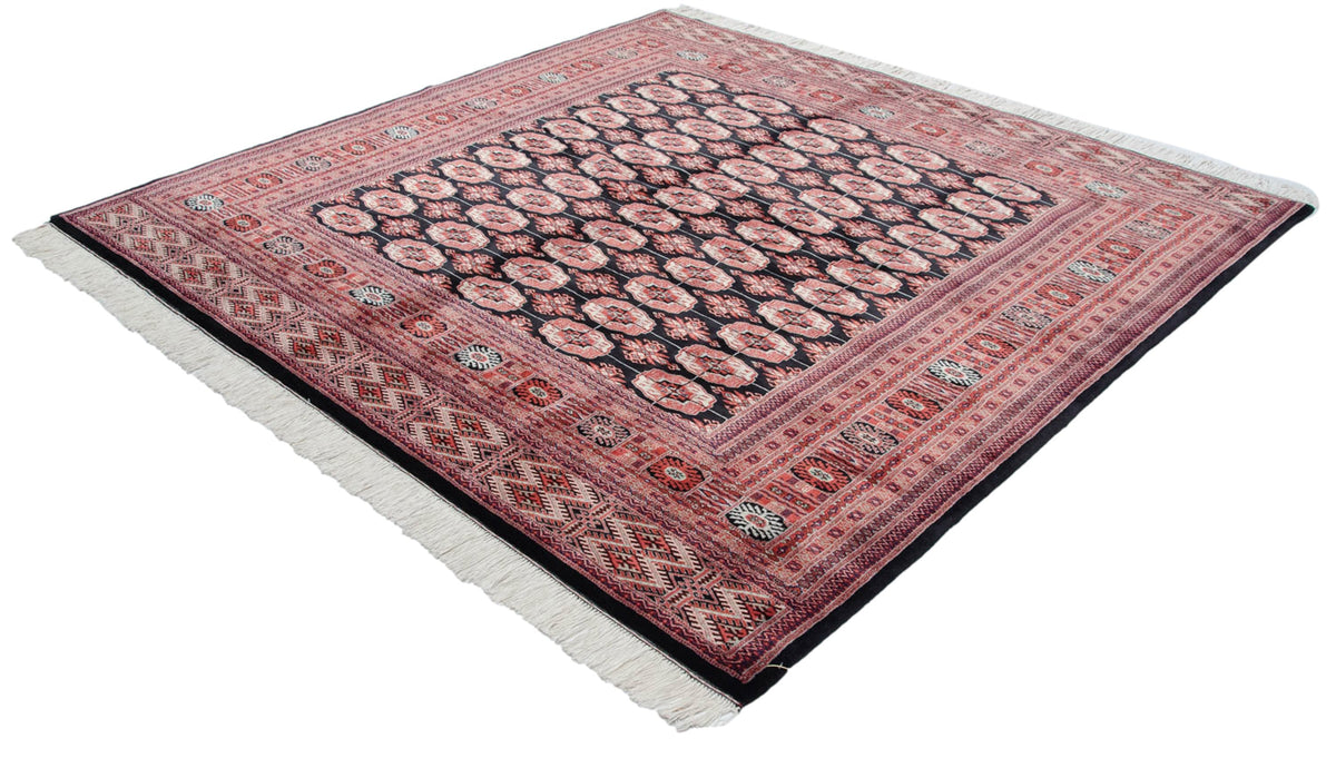 7x8 Vintage Fine Bokhara Square Carpet