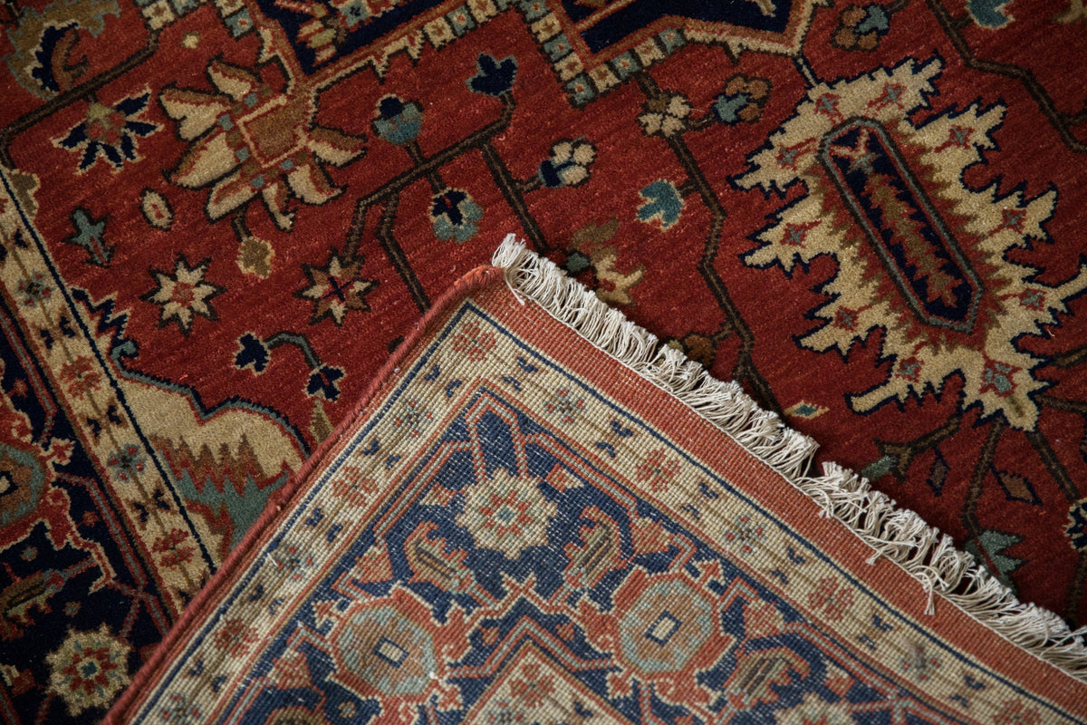 4x12 Indian Heriz Design Rug Runner