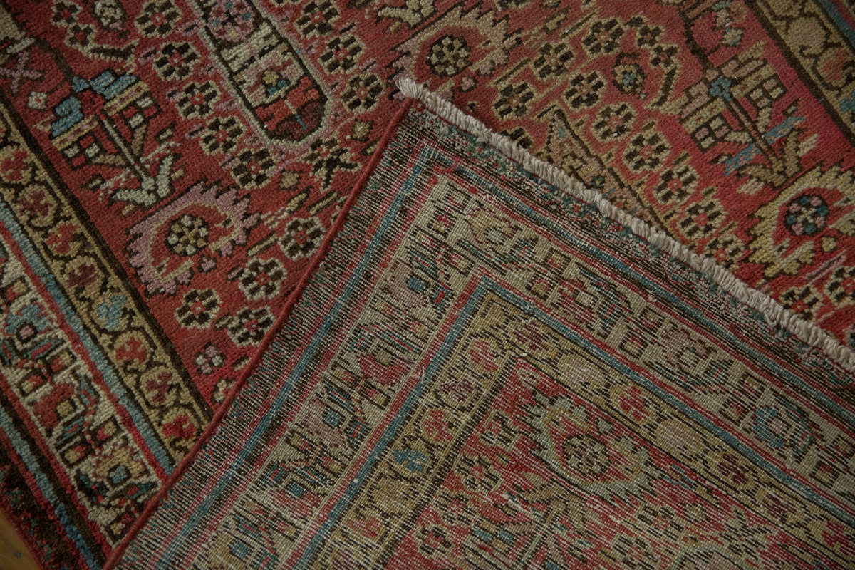 3x14.5 Vintage Distressed Fragment Malayer Rug Runner