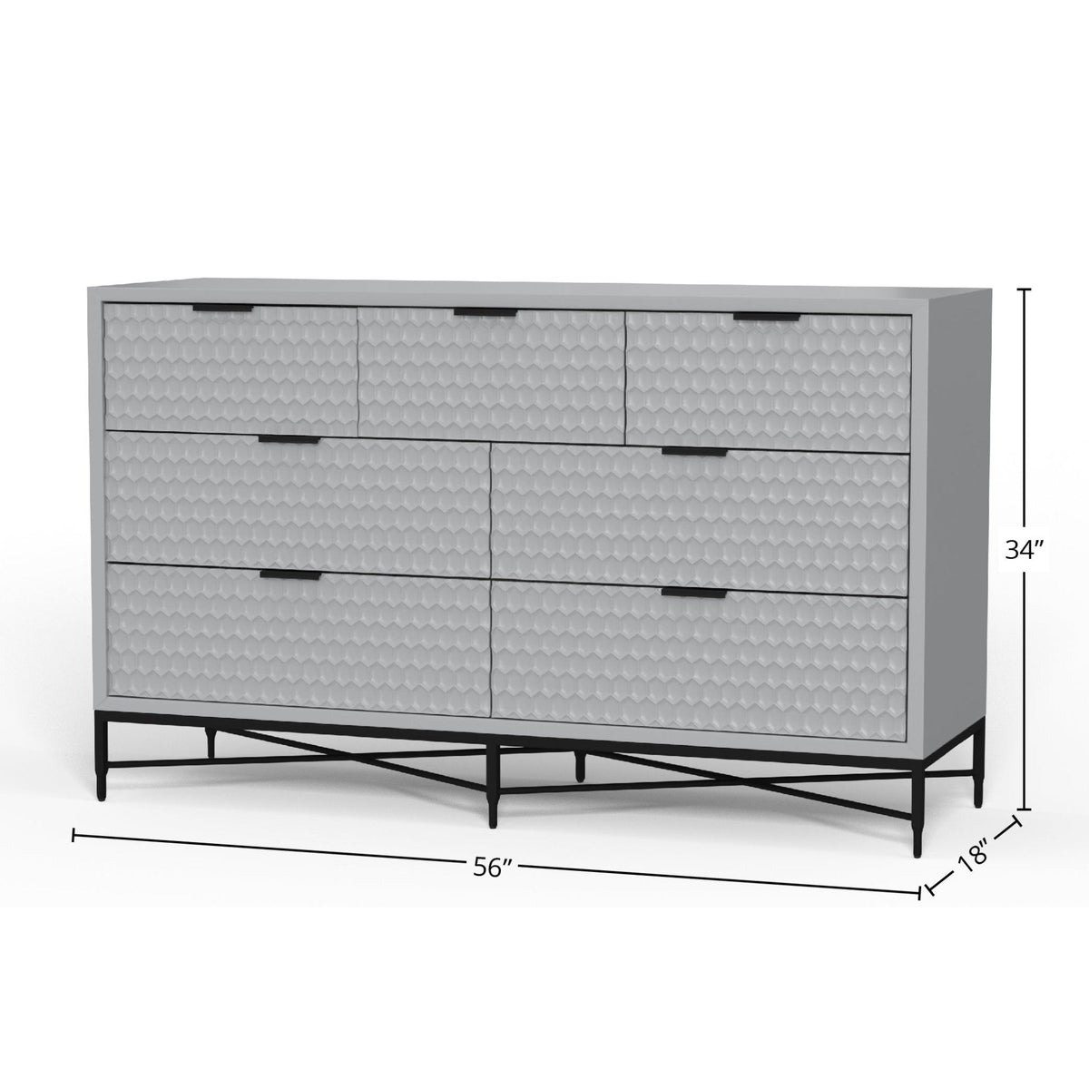 White Pearl Dresser