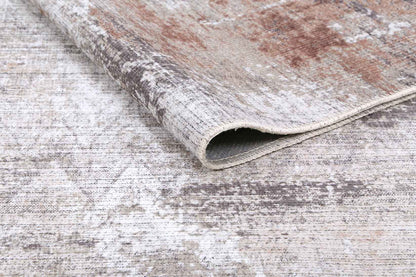 Limestone Machine Washable in Beige Rug