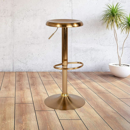 Adjustable Height Retro Metal Barstool for Stylish Seating