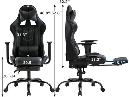 High Back Ergonomic Office Chair With Lumbar Support Grey