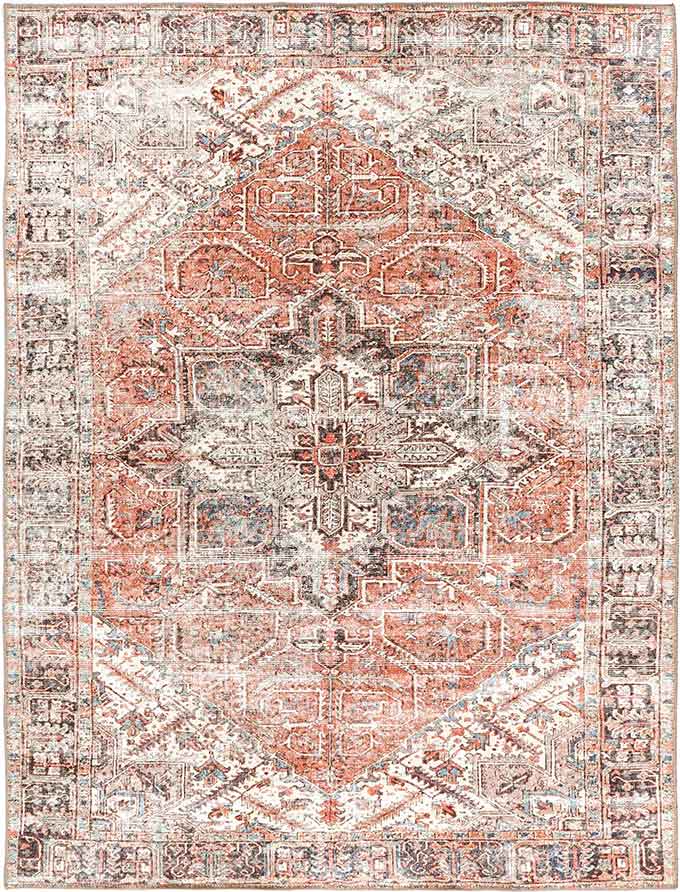 Jezebel Classic Design Machine Washable in Beige Rug