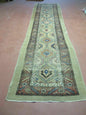 3'4" X 12' Antique Hand Made Turkish Wool Rug Runner Carpet Camel Hair Nice